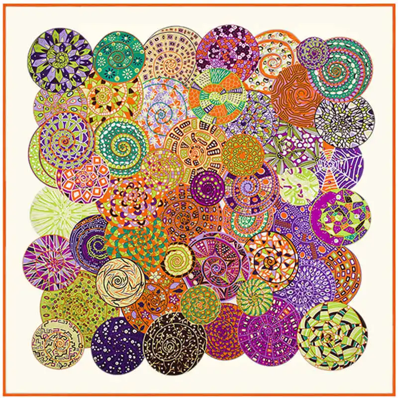Fashion Shawl Scarves For Women Floral Print Twill Silk Hijab Scarf Female 130cm Square Kerchief Shawl Head Scarfs For Ladies
Fashion Shawl Scarves For Women Floral Print Twill Silk Hijab Scarf Female 130cm Square Kerchief Shawl Head Scarfs For Ladies