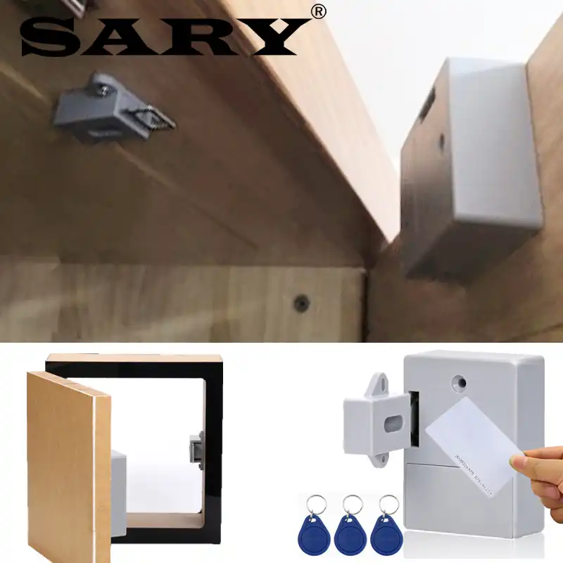 Rfid Free Intelligent Sensor Cabinet Lock Invisible Hidden