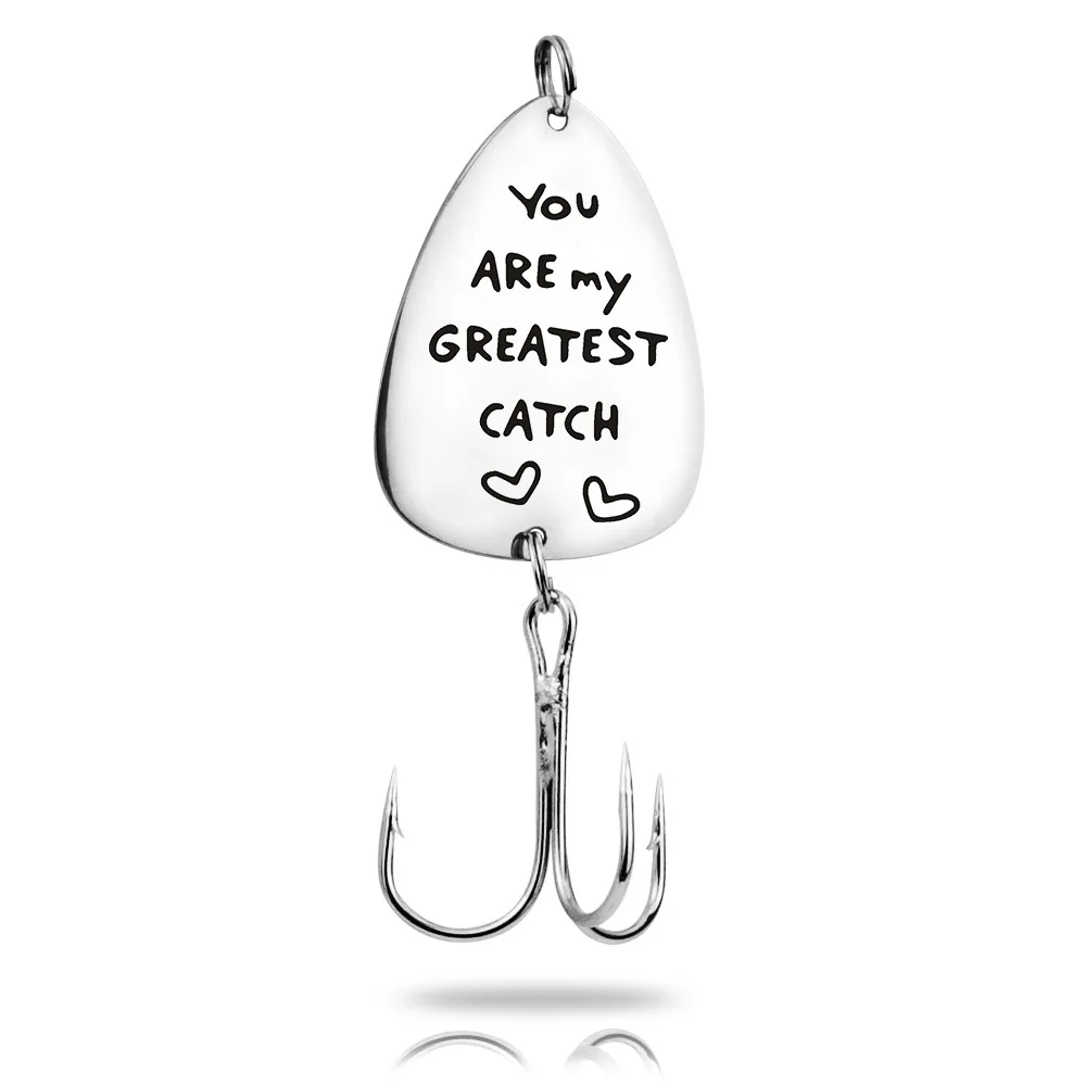 MYLONGINGCHARM You are My Greatest Catch Fishing Gift Fishing Lure Stainless Steel Key Ring Fish Hook Pendant G3371
MYLONGINGCHARM You are My Greatest Catch Fishing Gift Fishing Lure Stainless Steel Key Ring Fish Hook Pendant G3371