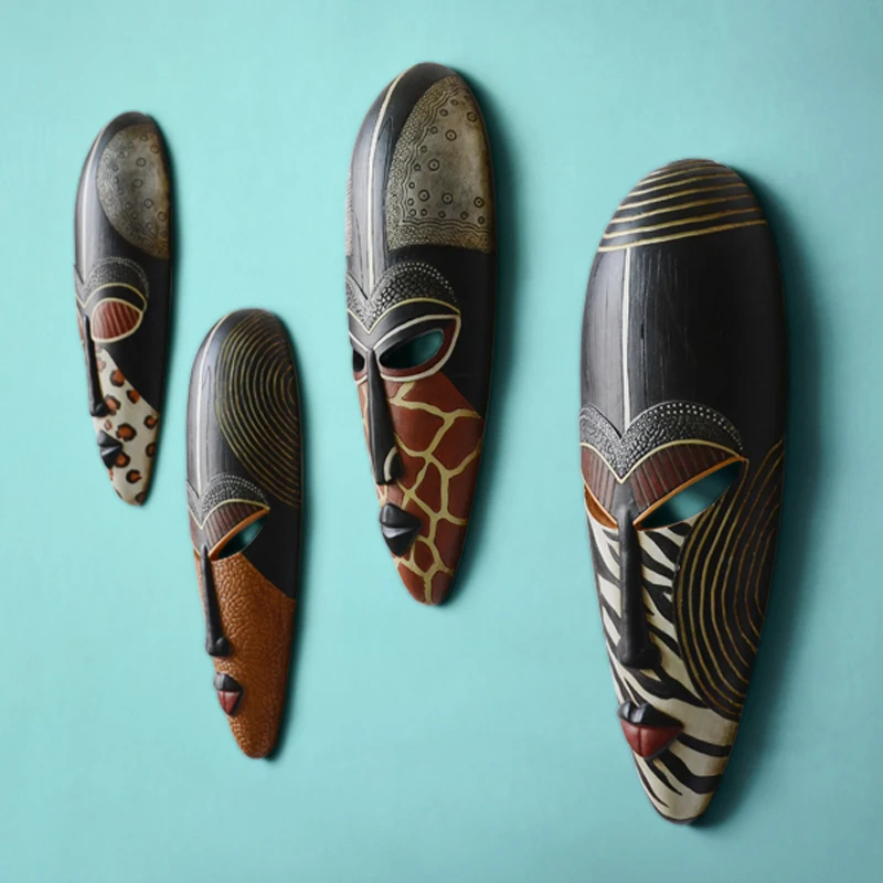 Home accessories Retro Resin Exotic African Masks Portraits Modern abstraction Sculpture of resin personas
Home accessories Retro Resin Exotic African Masks Portraits Modern abstraction Sculpture of resin personas