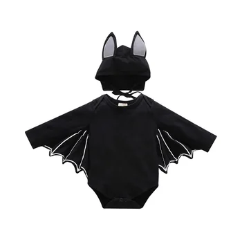 Children's Clothing 2019 Autumn Boy Set Newborn Batman Long Sleeve Romper + Hat Set
Children's Clothing 2019 Autumn Boy Set Newborn Batman Long Sleeve Romper + Hat Set