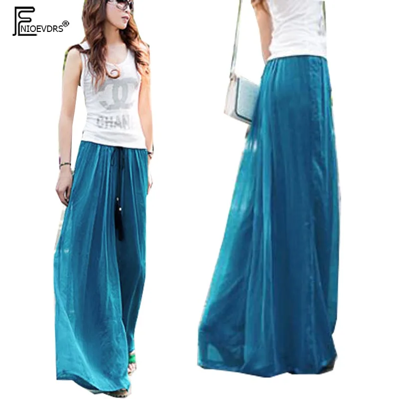 7 Colors Women's Trousers Pant Summer High Waist Mesh Beach Comfortable Bohemian Design Pink Black Blue Chiffon Wide Leg Pants
7 Colors Women's Trousers Pant Summer High Waist Mesh Beach Comfortable Bohemian Design Pink Black Blue Chiffon Wide Leg Pants