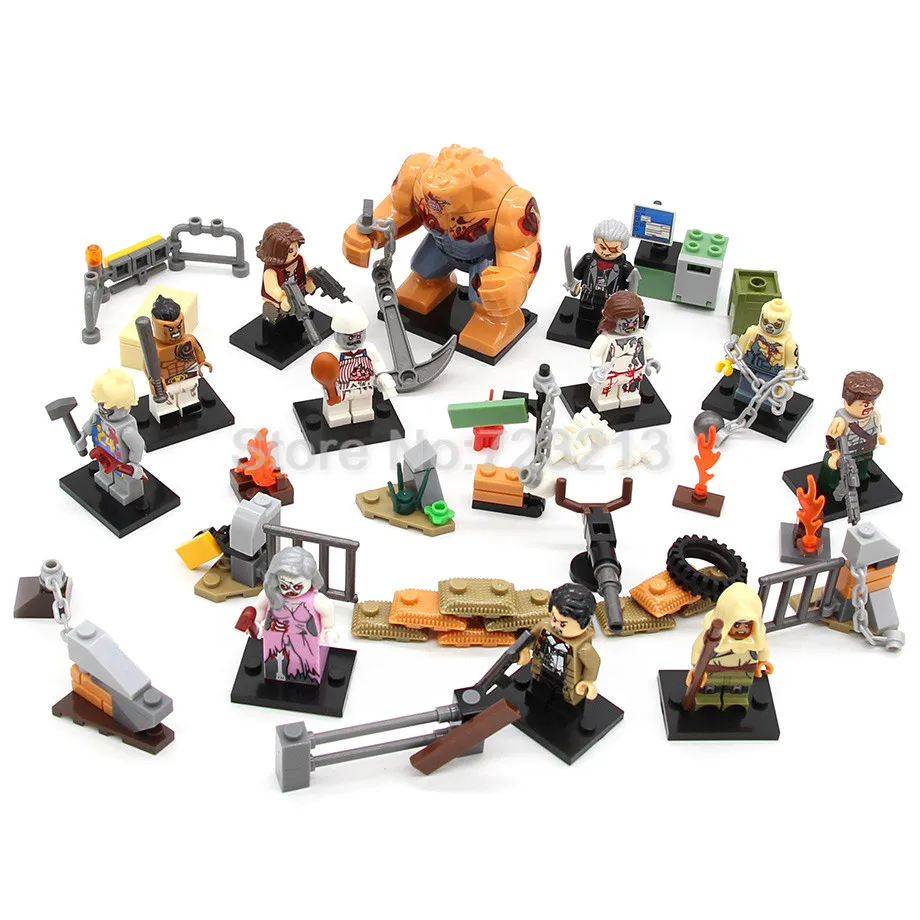 12pcs/lot Zombie Army Resident Evil Figure Set Biochemical Nemesis Alice SWAT Building Blocks Model Kits Bricks Toy
12pcs/lot Zombie Army Resident Evil Figure Set Biochemical Nemesis Alice SWAT Building Blocks Model Kits Bricks Toy