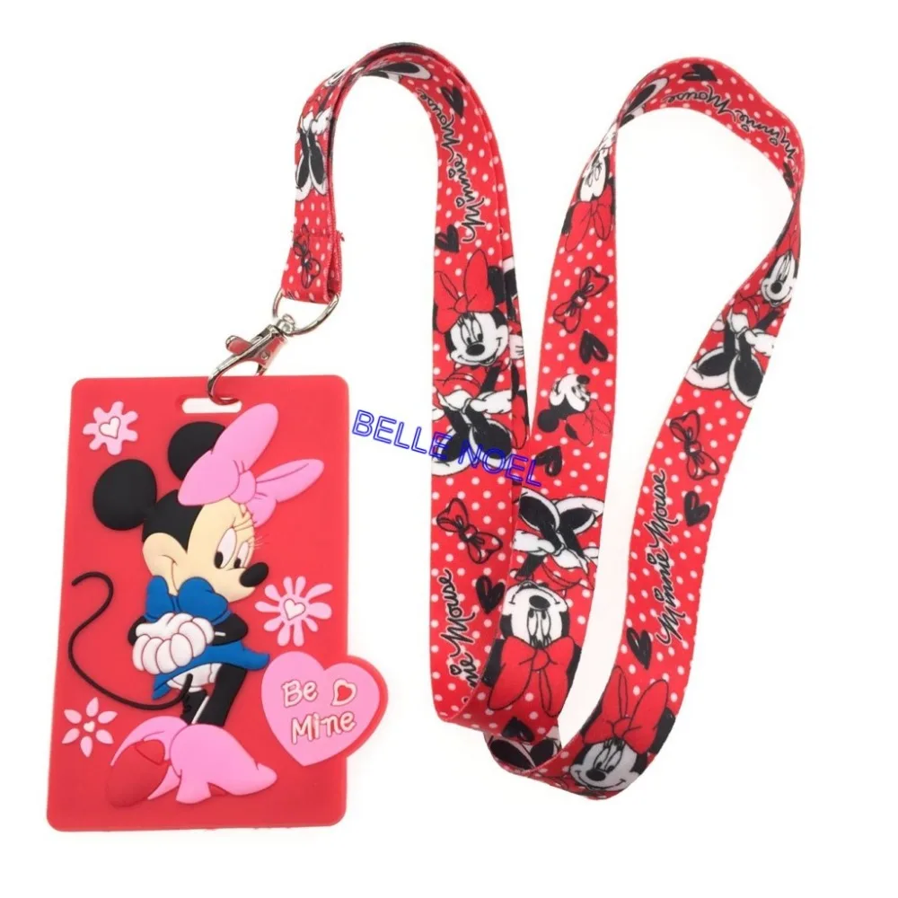 1 pcs Cartoon Minnie pvc Lanyard Key Chains Card Holders Bank Card Neck Strap Card Bus ID Holders
1 pcs Cartoon Minnie pvc Lanyard Key Chains Card Holders Bank Card Neck Strap Card Bus ID Holders