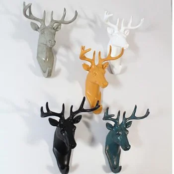 Holder Bags Wall Hook Decorative Hanger Hook Creative Resin Clothes Coat Hooks Ventosa Deer Suction
Holder Bags Wall Hook Decorative Hanger Hook Creative Resin Clothes Coat Hooks Ventosa Deer Suction