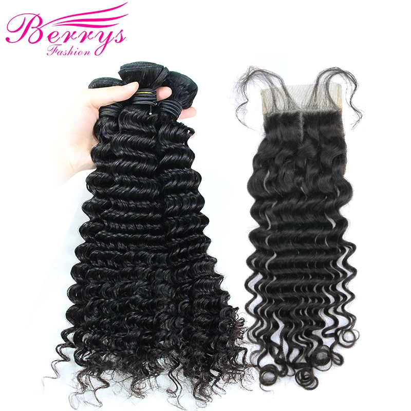 Brazilian Deep Wave 3 Bundles with Lace Closure 4x4 Free Part 100% Human Hair Extension Remy Hair Weaving Berrys Fashion
Brazilian Deep Wave 3 Bundles with Lace Closure 4x4 Free Part 100% Human Hair Extension Remy Hair Weaving Berrys Fashion