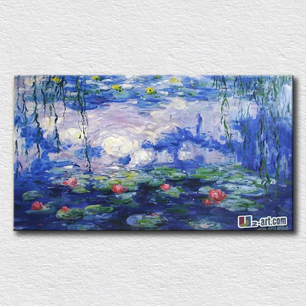 Famous home decoration wall art canvas flowers oil painting by Monet water lily pictures for friends gift
Famous home decoration wall art canvas flowers oil painting by Monet water lily pictures for friends gift