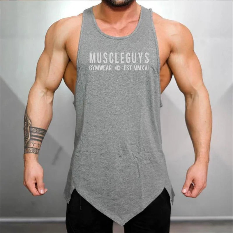 Brand Gyms Clothing Fitness Sleeveless Shirt Bodybuilding Tank Tops Men's Summer Muscle Vest Casual O-neck Men Sporting Tanktop
Brand Gyms Clothing Fitness Sleeveless Shirt Bodybuilding Tank Tops Men's Summer Muscle Vest Casual O-neck Men Sporting Tanktop