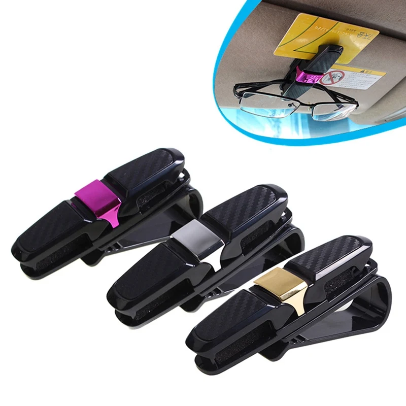 Portable Auto Fastener Car Eyeglasses Clip Ticket Card Clamp ABS Car Glasses Cases Black Car Sun Visor Sunglasses Holde
Portable Auto Fastener Car Eyeglasses Clip Ticket Card Clamp ABS Car Glasses Cases Black Car Sun Visor Sunglasses Holde