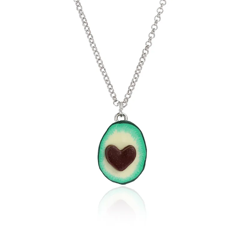 Join.Y Necklace Fashion New Style Avocado Necklace Love Heart-Shaped Hand Pendant Jewelry Choker Fruit Women Lover
Join.Y Necklace Fashion New Style Avocado Necklace Love Heart-Shaped Hand Pendant Jewelry Choker Fruit Women Lover
