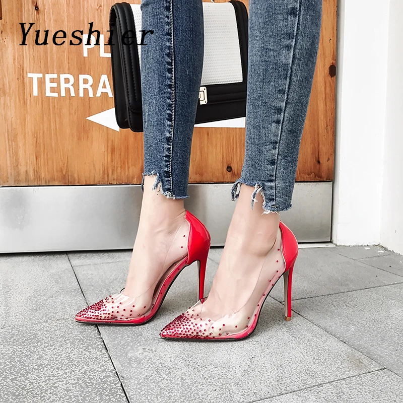 2019 New Arrivals Women Pointed Toe Shallow Women Pumps Crystal Rhinestone Thin High Heels Dress Shoes Spring Autumn Pumps
2019 New Arrivals Women Pointed Toe Shallow Women Pumps Crystal Rhinestone Thin High Heels Dress Shoes Spring Autumn Pumps