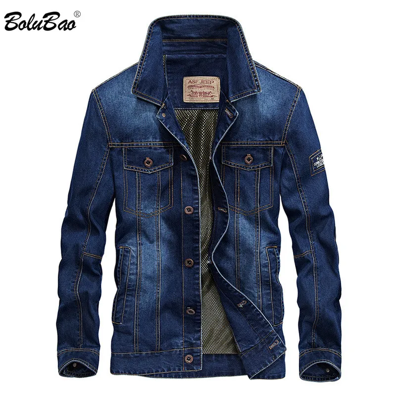 BOLUBAO Winter New Men Denim Jackets Coat Fashion Wild Solid Color Thick Section Men's Jackets Coats Male Cotton Denim Jacket
BOLUBAO Winter New Men Denim Jackets Coat Fashion Wild Solid Color Thick Section Men's Jackets Coats Male Cotton Denim Jacket