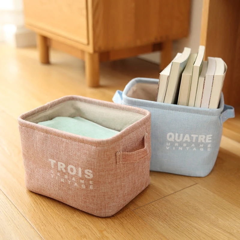 Small pure and fresh and cotton and linen desktop clutter basket receive a small box of ambry of clothing fabric receive basket
Small pure and fresh and cotton and linen desktop clutter basket receive a small box of ambry of clothing fabric receive basket
