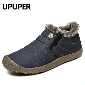 Winter Warm Mens Casual Shoes Snowy Day Waterproof Sneakers For Male Plush Size:36-48 Slip-on Driving Shoes zapatos de hombre
Winter Warm Mens Casual Shoes Snowy Day Waterproof Sneakers For Male Plush Size:36-48 Slip-on Driving Shoes zapatos de hombre