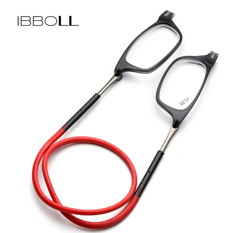 ibboll Magnet Reading Glasses Men Women Adjustable Halter Neck Magnetic Front Presbyopic Eyeglasses 1.0 1.50 2.0 2.5 3.0 B2232
ibboll Magnet Reading Glasses Men Women Adjustable Halter Neck Magnetic Front Presbyopic Eyeglasses 1.0 1.50 2.0 2.5 3.0 B2232