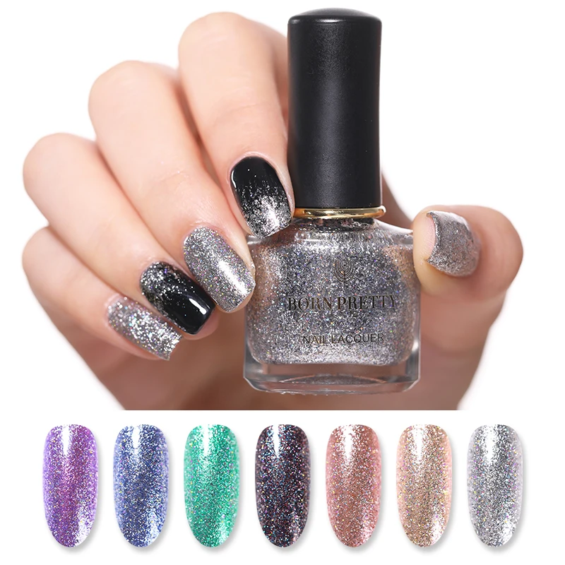BORN PRETTY 6ml Nail Polish Shining Glitter Green Gold Silver Colors Holographic Nail Art Varnish for Nail Decoration
BORN PRETTY 6ml Nail Polish Shining Glitter Green Gold Silver Colors Holographic Nail Art Varnish for Nail Decoration