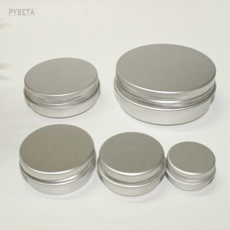 50pcs- 5g/10g/30g/50g/60g Threaded Aluminum Box Care Cream Sample Storage Jars Cosmetic Gift Packaging Boxes
50pcs- 5g/10g/30g/50g/60g Threaded Aluminum Box Care Cream Sample Storage Jars Cosmetic Gift Packaging Boxes