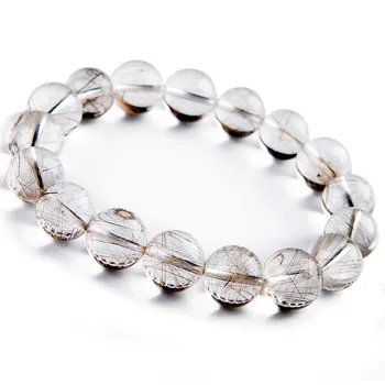 Genuine Brazil Natural Rutilated Quartz Bracelets Women Men 12mm Powerful Clear Stretch Crystal Round Bead Bracelet
Genuine Brazil Natural Rutilated Quartz Bracelets Women Men 12mm Powerful Clear Stretch Crystal Round Bead Bracelet