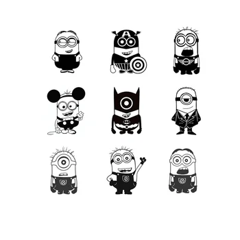 9 pcs/set Minions Doll Decoration Stamp DIY Toy Photosensitive Seal Funny Planner Scrapbooking Stamps and Dies for Card Making
9 pcs/set Minions Doll Decoration Stamp DIY Toy Photosensitive Seal Funny Planner Scrapbooking Stamps and Dies for Card Making