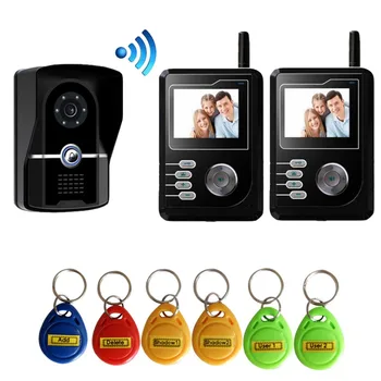 MOUNTAINONE New Item 2.4 inch Wireless Video Door Phone with taking photos function doorbell/intercom system (1camera+2monitor)
MOUNTAINONE New Item 2.4 inch Wireless Video Door Phone with taking photos function doorbell/intercom system (1camera+2monitor)