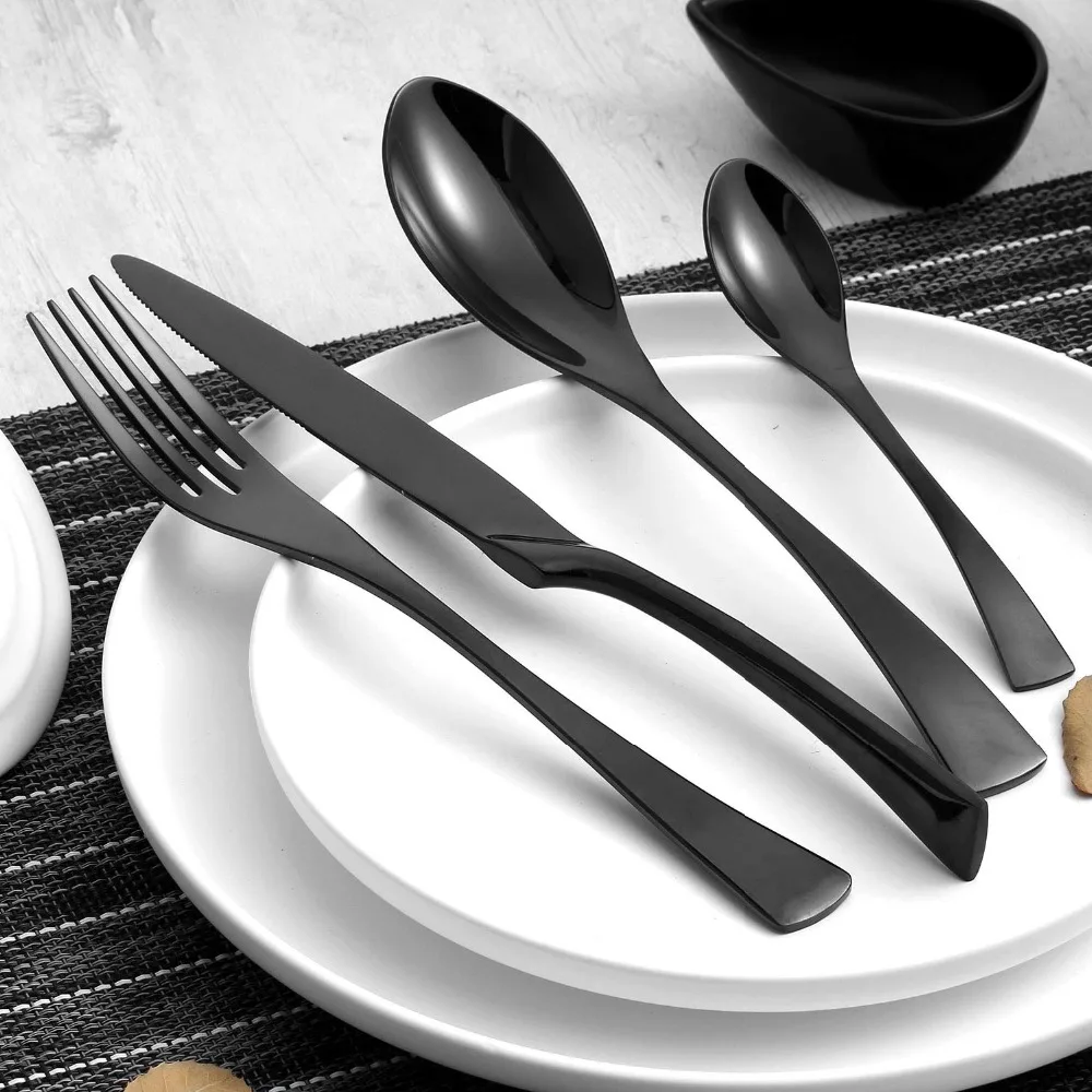 4PCS 18/10 Stainless Steel Dinnerware Set Mirror Polishing Flatware Sets Fork Spoons Knife Tableware Cutlery Set Dinner set
4PCS 18/10 Stainless Steel Dinnerware Set Mirror Polishing Flatware Sets Fork Spoons Knife Tableware Cutlery Set Dinner set