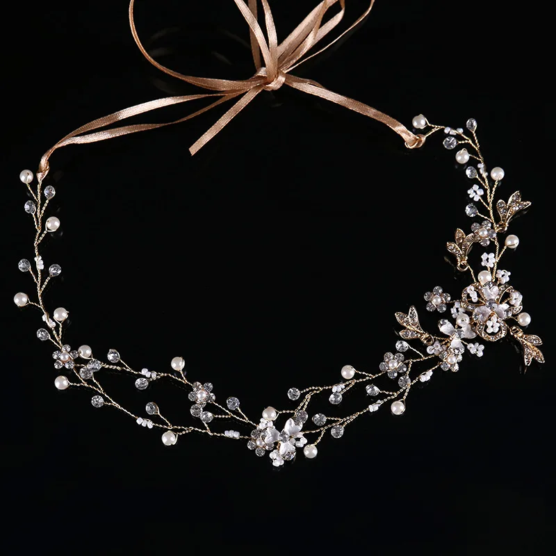 SLBRIDAL Handmade Wired Rhinestones Crystal Pearls Flower Wedding Headband Bridal Hair Vine Hair Accessories Bridesmaids Women
SLBRIDAL Handmade Wired Rhinestones Crystal Pearls Flower Wedding Headband Bridal Hair Vine Hair Accessories Bridesmaids Women