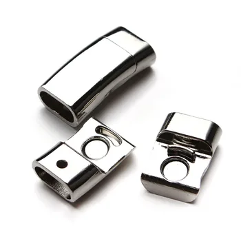LOULEUR 5pcs/lot Rhodium Plated Strong Magnetic Clasp Rectangle for Flat Leather Cord Bracelet Jewelry DIY Findings
LOULEUR 5pcs/lot Rhodium Plated Strong Magnetic Clasp Rectangle for Flat Leather Cord Bracelet Jewelry DIY Findings