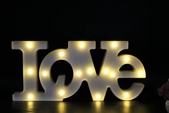 LED Romantic 3D LED Marquee Letter Sign Night Light Warm Light Table Lamp For Wedding Birthday Decor Couple Lovers Gifts
LED Romantic 3D LED Marquee Letter Sign Night Light Warm Light Table Lamp For Wedding Birthday Decor Couple Lovers Gifts