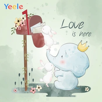 Yeele Cartoon Photography Backdrop Elephant Rabbit Mailbox Baby Shower Children Birthday Party Background For Photo Studio
Yeele Cartoon Photography Backdrop Elephant Rabbit Mailbox Baby Shower Children Birthday Party Background For Photo Studio