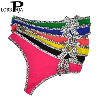 LOBBPAJA Lot 6 pcs Woman Underwear Women Sexy G-strings Thongs V-strings Cotton Leopard Bow Panties Ladies Lingerie for Women
LOBBPAJA Lot 6 pcs Woman Underwear Women Sexy G-strings Thongs V-strings Cotton Leopard Bow Panties Ladies Lingerie for Women