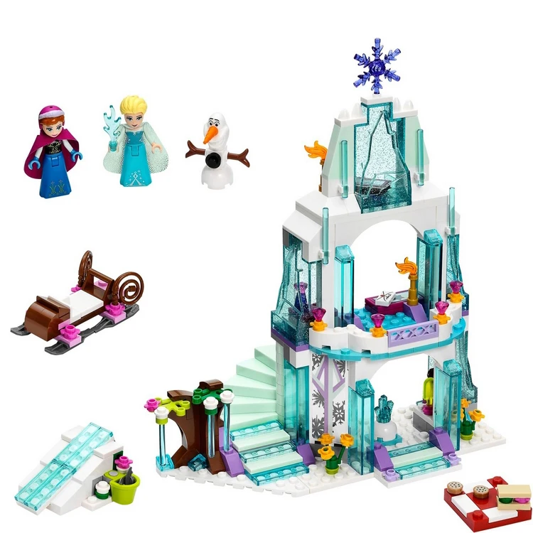 Disney Cute Princess Toys Frozen Anna Elsa Snow Queen Elsa'S Sparkling Ice Castle Building Blocks Toys The Best New Year Gifts
Disney Cute Princess Toys Frozen Anna Elsa Snow Queen Elsa'S Sparkling Ice Castle Building Blocks Toys The Best New Year Gifts