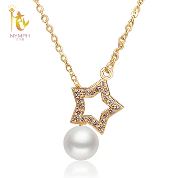 NYMPH Pearl Pendant Necklace Chock Fine Jewelry Shining Individuality Trendy Freshwater Star Design 8-9MM D104
NYMPH Pearl Pendant Necklace Chock Fine Jewelry Shining Individuality Trendy Freshwater Star Design 8-9MM D104