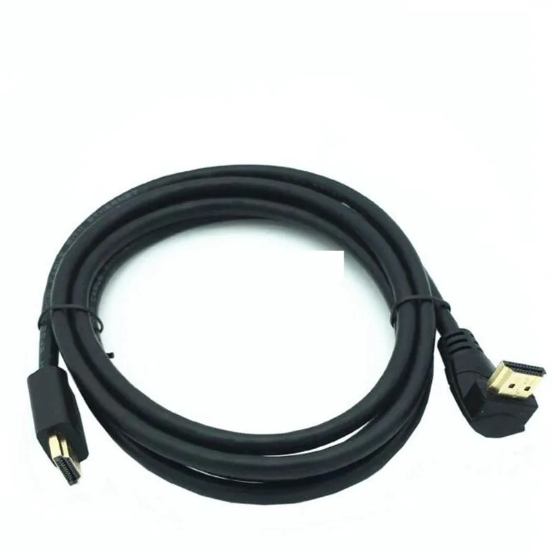 Кабель HDMI V2.0 с левым и правым углом вверх вниз кабель Папа-папа 15 см 60 6 футов 4K * 2K
