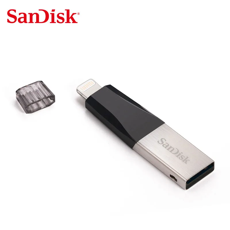 Sandisk FLASH DRIVE 128GB iXPAND USB 3.0 64GB Lightning to Metal Pen Drive 32GB U Disk for iOS memory stick For iPhone iPAD
Sandisk FLASH DRIVE 128GB iXPAND USB 3.0 64GB Lightning to Metal Pen Drive 32GB U Disk for iOS memory stick For iPhone iPAD
