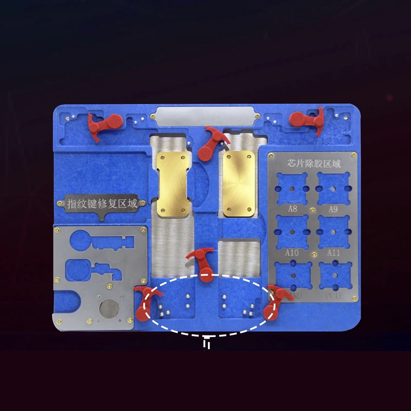 iPhone Motherboard Repair Fixture CPU Hard disk Fingerprint home button repair Holder jig For iPhone 8 7 7p 6s 6sp 6P 6
iPhone Motherboard Repair Fixture CPU Hard disk Fingerprint home button repair Holder jig For iPhone 8 7 7p 6s 6sp 6P 6