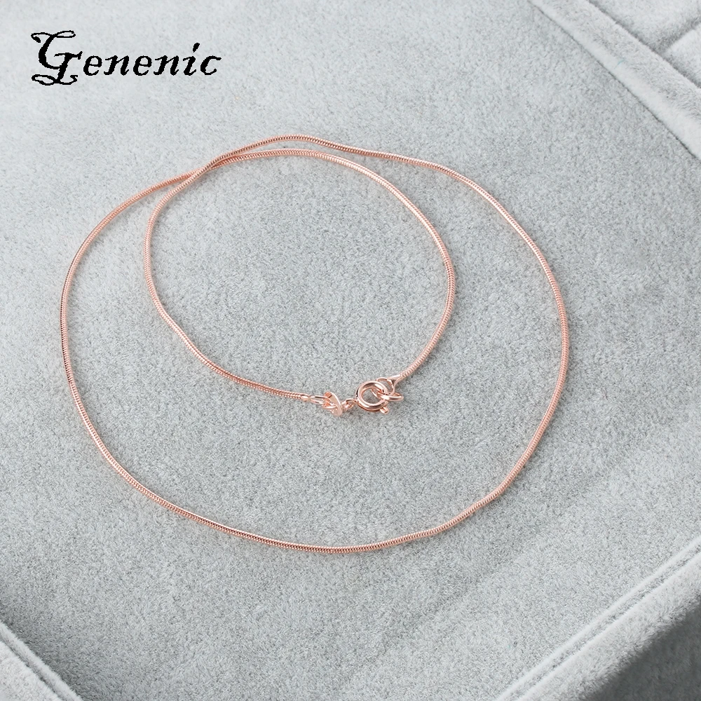 1 PC Fashion Silver Rose Gold Filled Snake Necklace Link Chain Gift 18inch Link Chain Necklace Jewelry Gifts
1 PC Fashion Silver Rose Gold Filled Snake Necklace Link Chain Gift 18inch Link Chain Necklace Jewelry Gifts