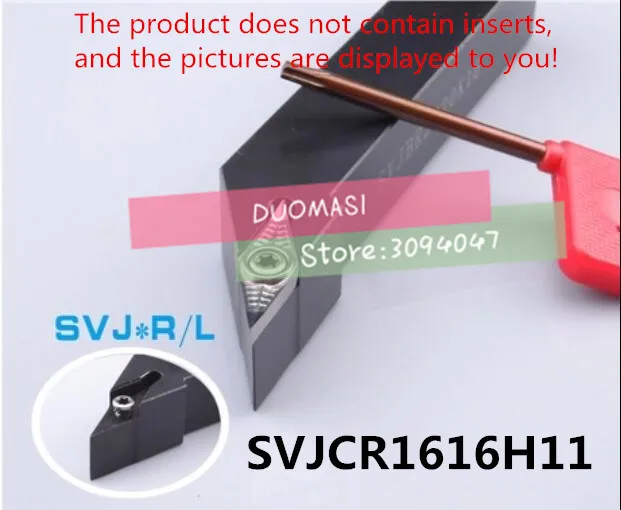 SVJCR1616H16 16*16mm Metal Lathe Cutting Tools Lathe Machine CNC Turning Tools External Turning Tool Holder S-Type SVJCR/L
SVJCR1616H16 16*16mm Metal Lathe Cutting Tools Lathe Machine CNC Turning Tools External Turning Tool Holder S-Type SVJCR/L