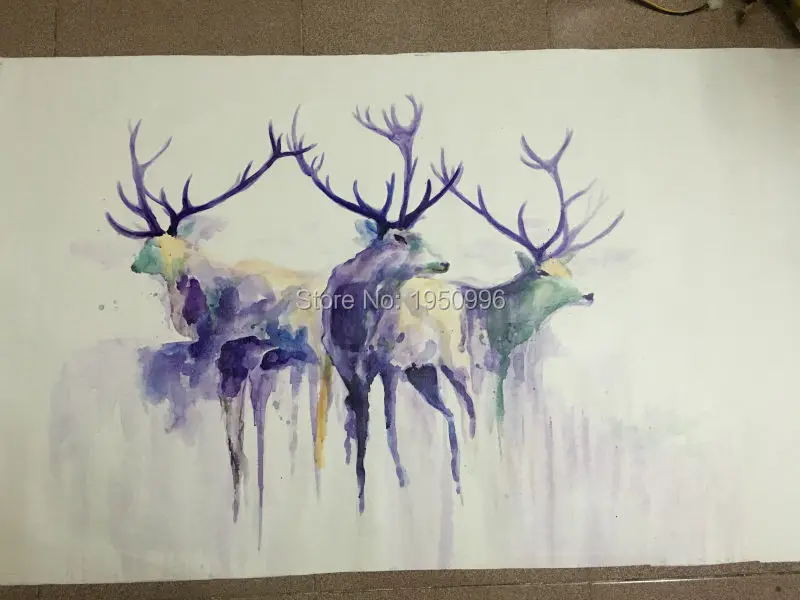 handmade watercolor three purple deer picture one stock best price size home decor wll art hand painted oil painting on canvas
handmade watercolor three purple deer picture one stock best price size home decor wll art hand painted oil painting on canvas