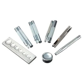 11PCS/Set Metal Leather Craft Tool Snap Rivet Tools Fastener Installation Kit Rivet Setter Base Set DIY
11PCS/Set Metal Leather Craft Tool Snap Rivet Tools Fastener Installation Kit Rivet Setter Base Set DIY
