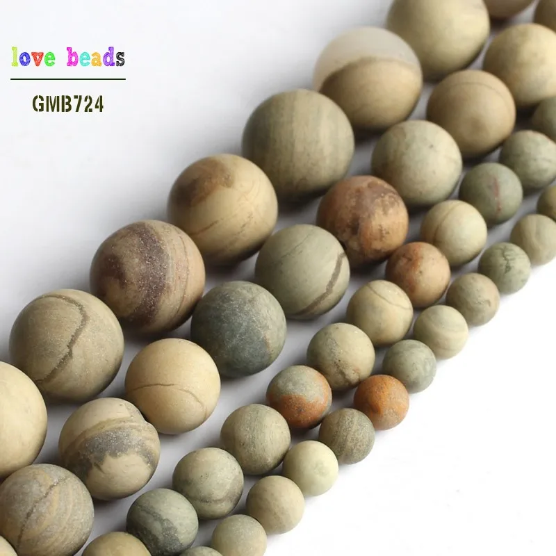 Natural Matte Stone Beads Jaspers Round Loose Beads for Jewelry Making 15'' Strand DIY Bracelet 4/6/8/10mm
Natural Matte Stone Beads Jaspers Round Loose Beads for Jewelry Making 15'' Strand DIY Bracelet 4/6/8/10mm