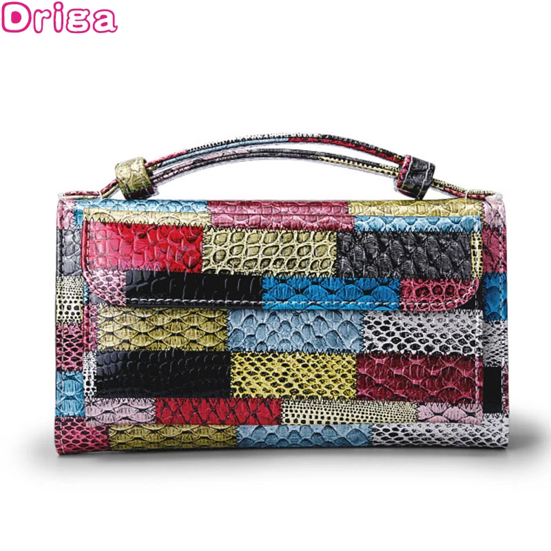 DRIGA Women's Genuine leather purses and handbags female Envelope Wallet Multi functional Super handle Purse chains shoulder bag
DRIGA Women's Genuine leather purses and handbags female Envelope Wallet Multi functional Super handle Purse chains shoulder bag