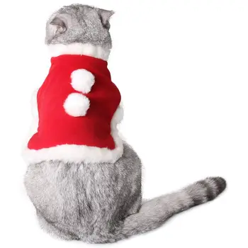 YHYS Practical Cat Christmas Costume,Cute Cosplay Clothes Christmas Cloak for Kitty & Puppies
YHYS Practical Cat Christmas Costume,Cute Cosplay Clothes Christmas Cloak for Kitty & Puppies