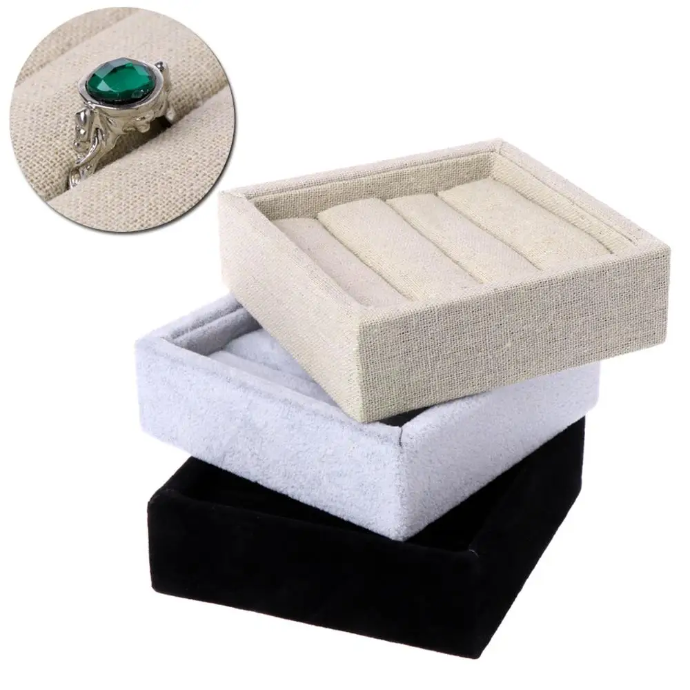 JAVRICK NEW 1PC 10cmx10cm Velvet Jewelry Earring Ring Display Box Tray Holder Storage Showcase Organizer Gray/Black/White Color
JAVRICK NEW 1PC 10cmx10cm Velvet Jewelry Earring Ring Display Box Tray Holder Storage Showcase Organizer Gray/Black/White Color