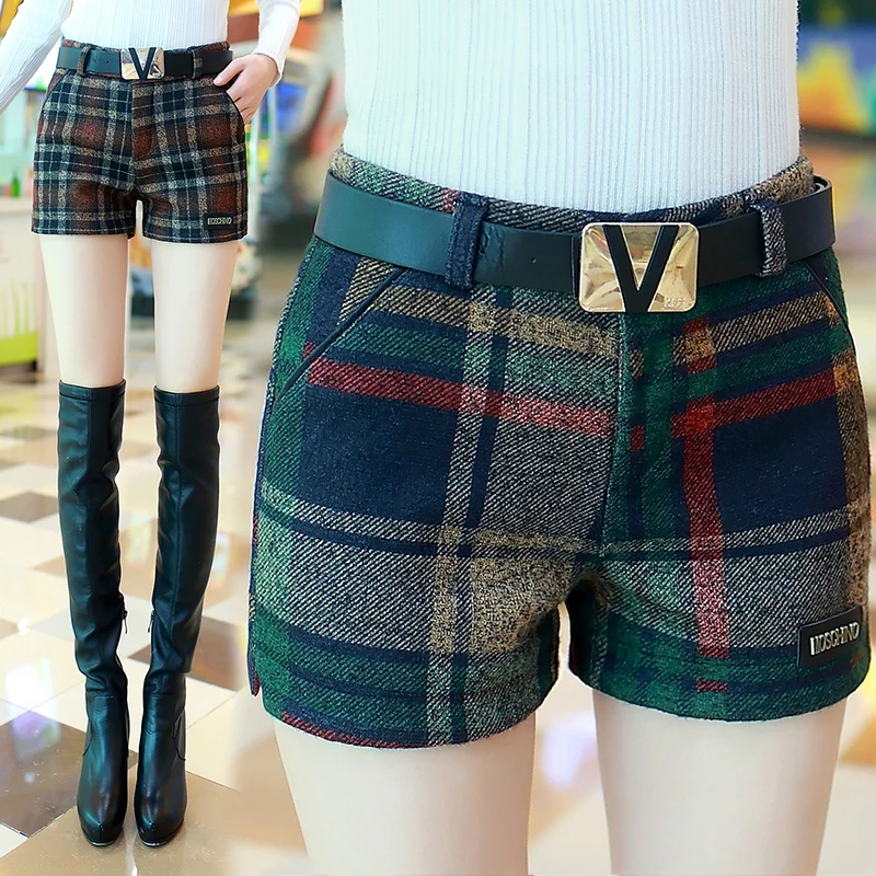 Woolen shorts female autumn and winter models 2018 new wear large autumn wild plus size slim plaid wide leg boots
Woolen shorts female autumn and winter models 2018 new wear large autumn wild plus size slim plaid wide leg boots