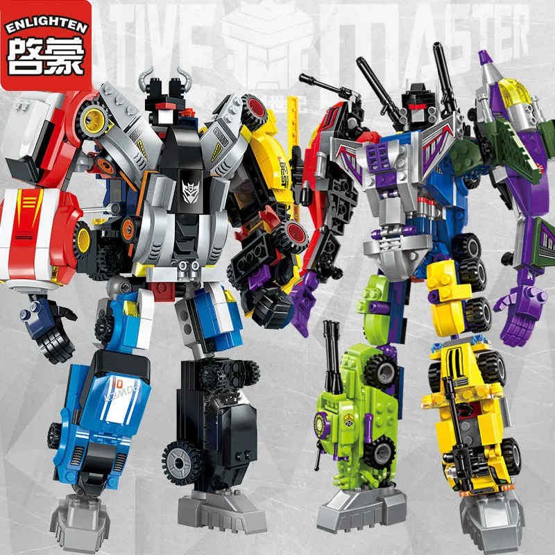 6 Styles Transformered Blocks Educational Building Bricks Children Boys Toys Compatible Deformation Robot For Kids Birthday Gift
6 Styles Transformered Blocks Educational Building Bricks Children Boys Toys Compatible Deformation Robot For Kids Birthday Gift