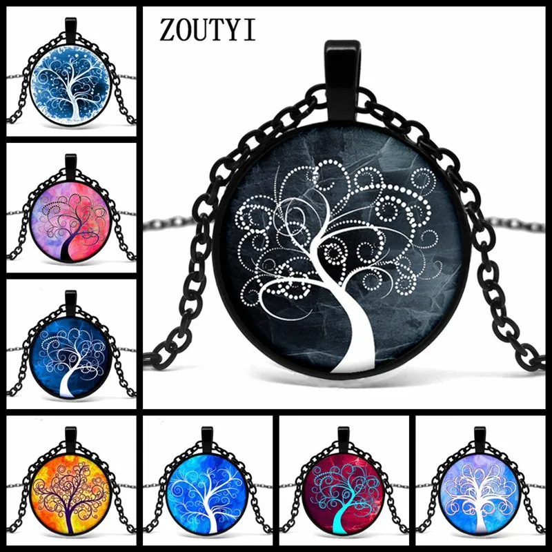 2018 / new series, tree of life pattern concave glass inlaid into black pendant necklace, men and women necklace, wholesale
2018 / new series, tree of life pattern concave glass inlaid into black pendant necklace, men and women necklace, wholesale