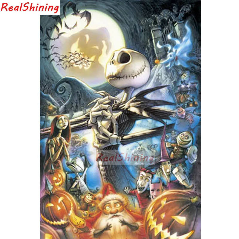 5D Diy Diamond Painting Cross Stitch full Square Diamond Embroidery The Nightmare Before Christmas picture for room Decor H1762
5D Diy Diamond Painting Cross Stitch full Square Diamond Embroidery The Nightmare Before Christmas picture for room Decor H1762