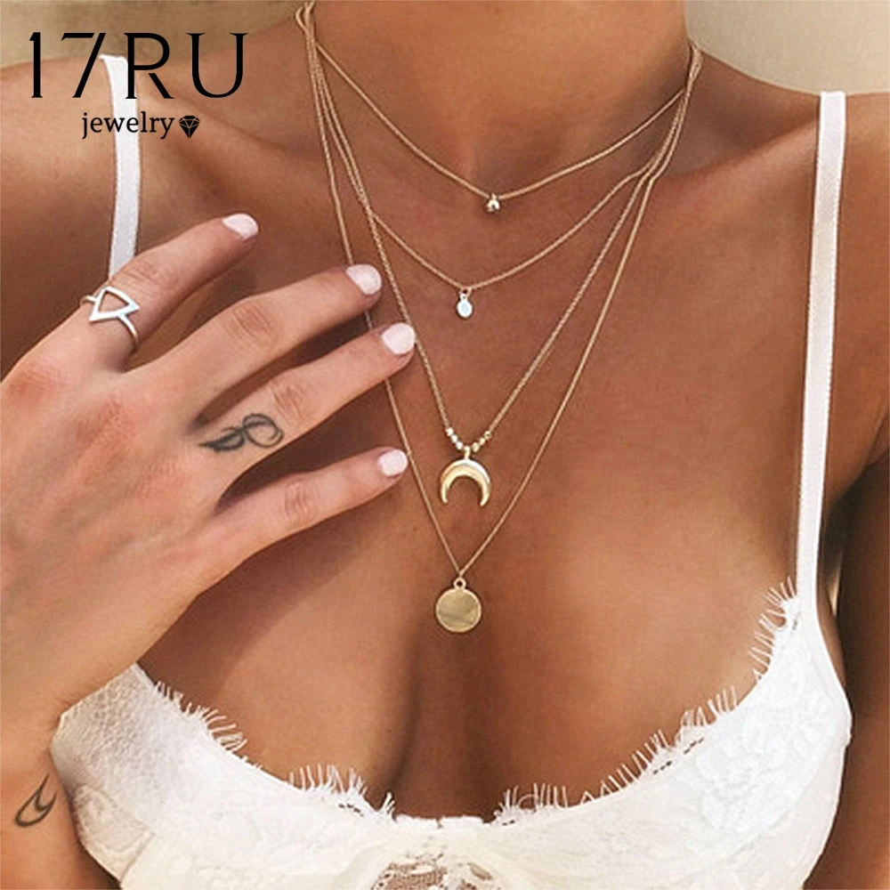 EN Gold Color Long Tassel Moon Necklaces & Pendants For Women Multi Layer Sequins Choker Necklace
EN Gold Color Long Tassel Moon Necklaces & Pendants For Women Multi Layer Sequins Choker Necklace