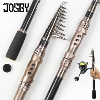 JOSBY Telescopic Fishing Rod Ultralight Mini Protable Spinning Casting Fly Fishing Rod Carbon Fiber Sea Rod Fishing Equipment
JOSBY Telescopic Fishing Rod Ultralight Mini Protable Spinning Casting Fly Fishing Rod Carbon Fiber Sea Rod Fishing Equipment