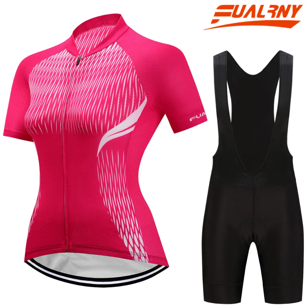 FUALRNY Adina Short Sleeve Breathable MTB Bike Clothing Women Bicycle Clothes Ropa Ciclismo Cycling Jersey Set Tights Bib Shorts
FUALRNY Adina Short Sleeve Breathable MTB Bike Clothing Women Bicycle Clothes Ropa Ciclismo Cycling Jersey Set Tights Bib Shorts